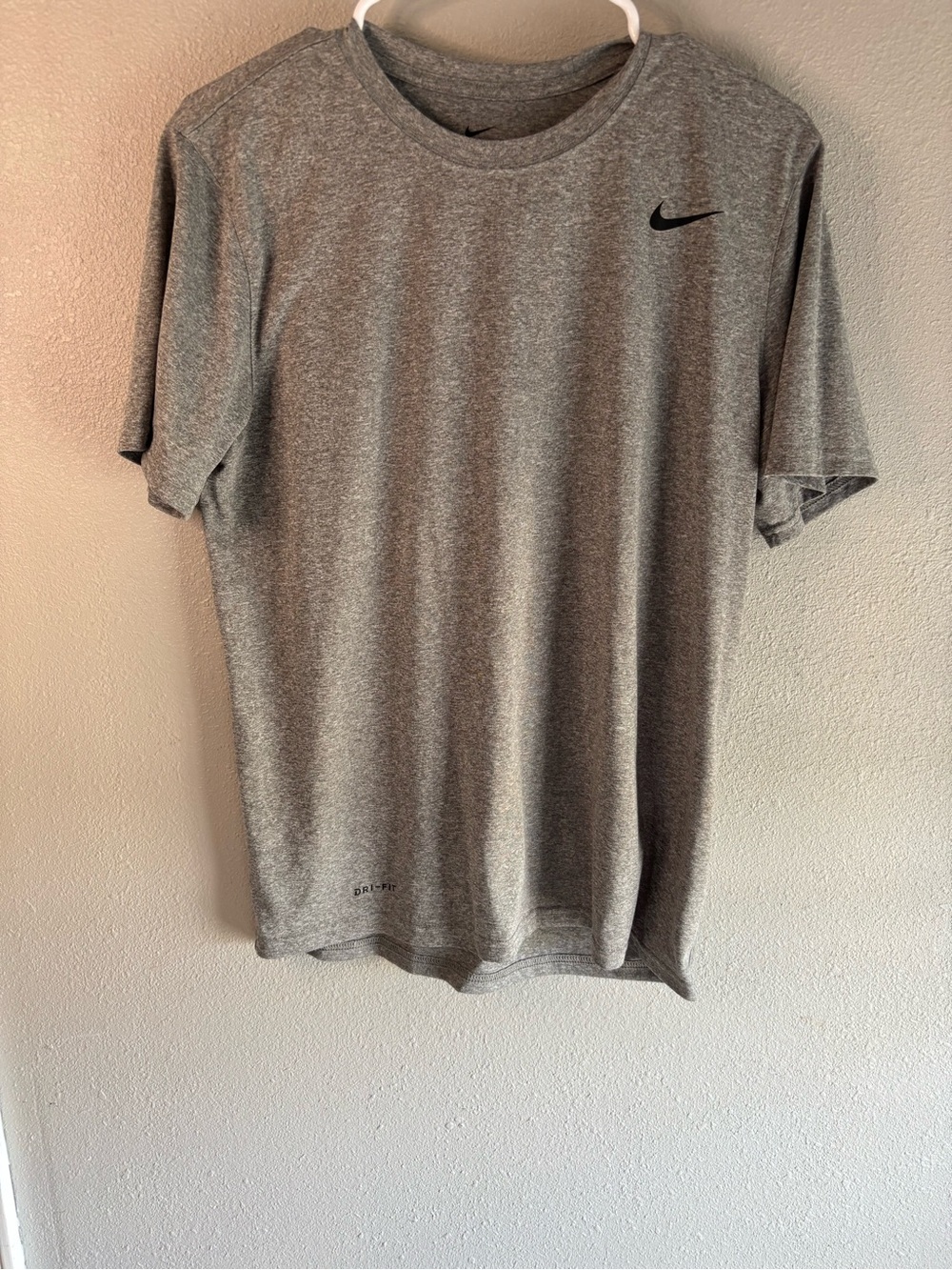Nike Gray Heather Dri-FIT Short Sleeve Tee